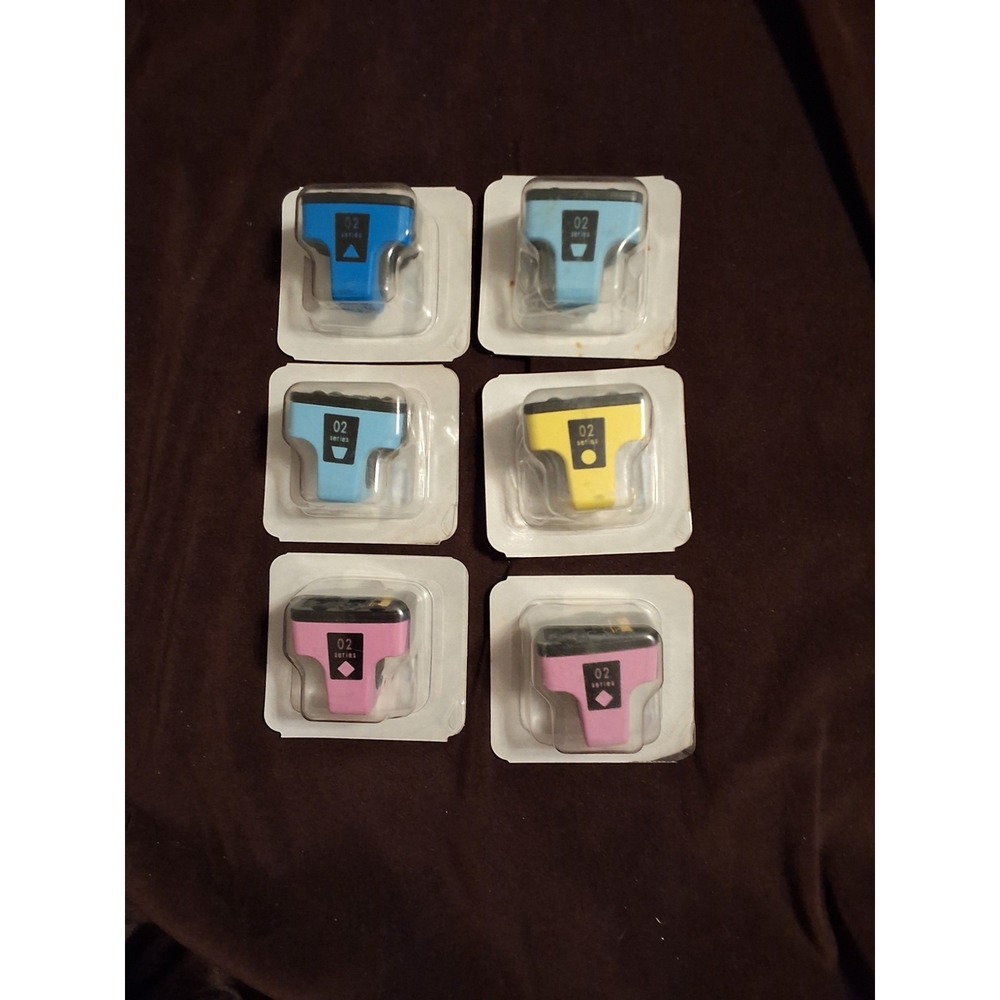 HP 02 Series Ink. 6 Count